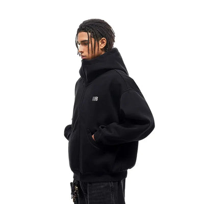 Social Anxiety High-Neck Zip Jacket