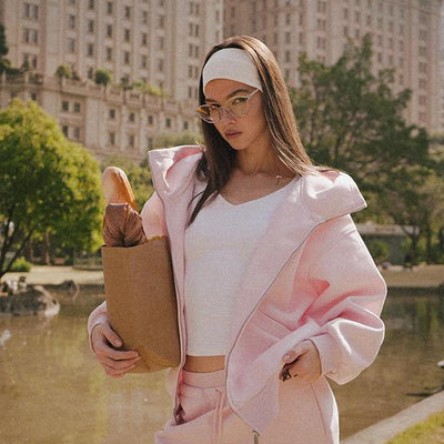 Social Anxiety High-Neck Zip Jacket