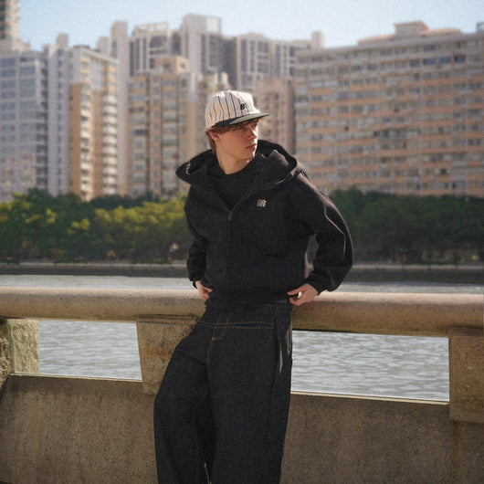 Social Anxiety High-Neck Zip Jacket