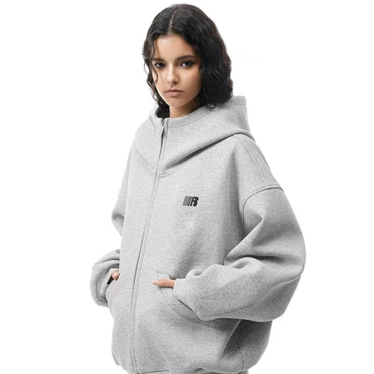 Social Anxiety High-Neck Zip Jacket