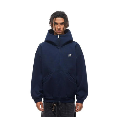 Social Anxiety High-Neck Zip Jacket