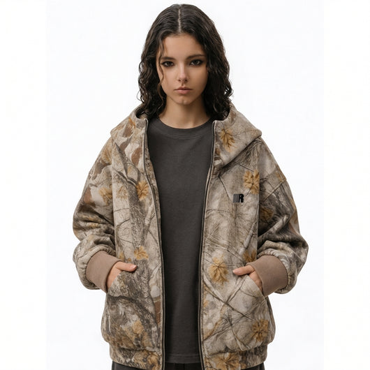 Social Anxiety High-Neck Zip Jacket