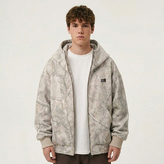 Social Anxiety High-Neck Zip Jacket